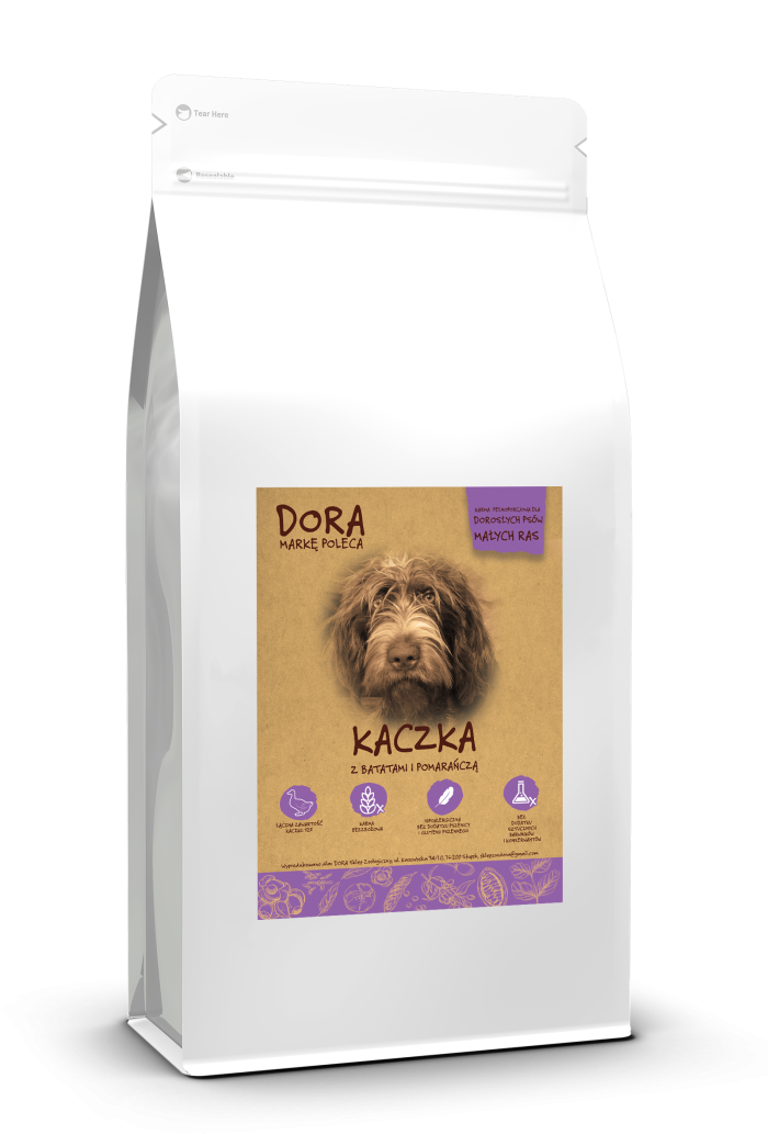 DORA Kaczka z batatami i pomarańcza małe rasy 2 kg