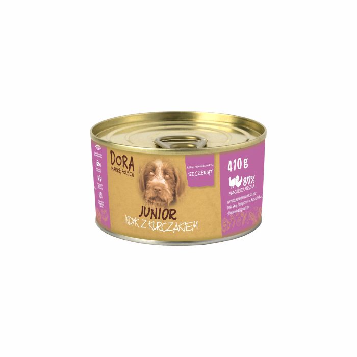 DORA Junior indyk z kurczakiem  410 G