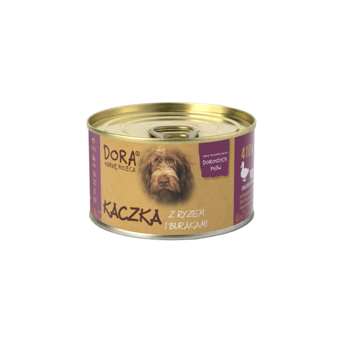 DORA Kaczka z ryżem i buraczkami 410g