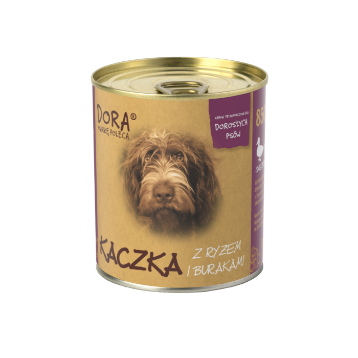 DORA Kaczka z ryżem i buraczkami 850 g