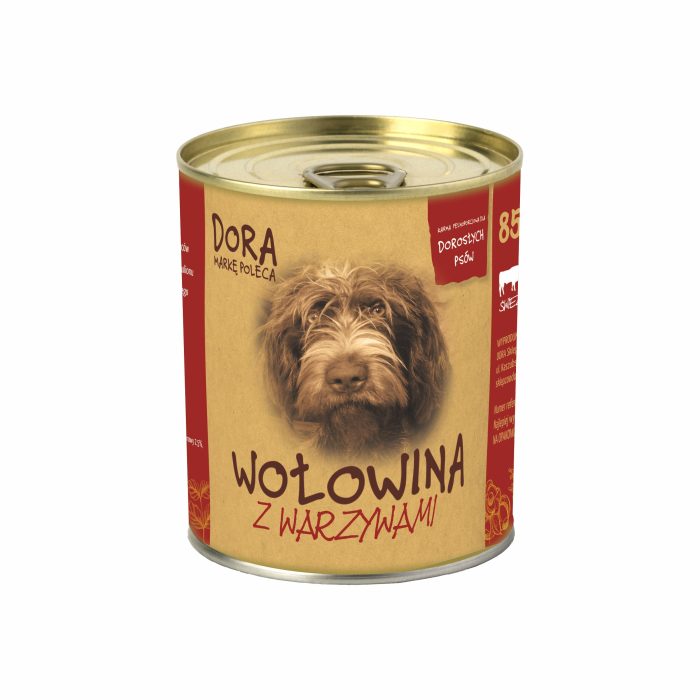DORA Wołowina z warzywami 850g