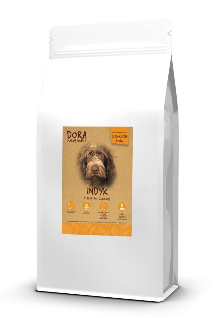 DORA Indyk z batatami i żurawiną 12 KG