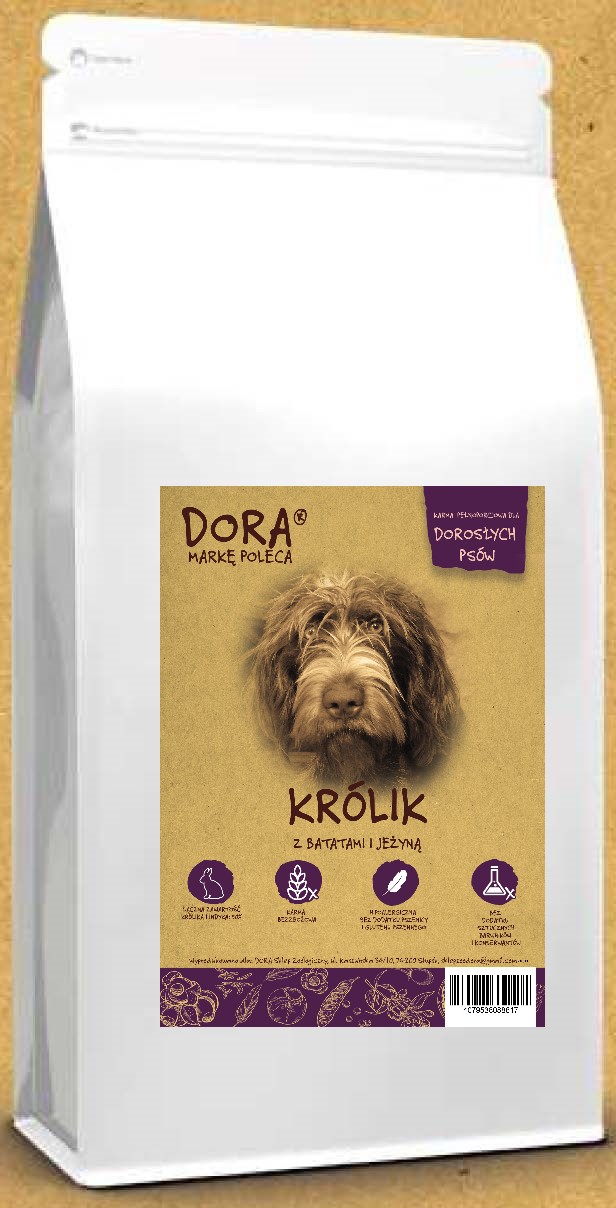 DORA Królik z batatami i jeżyną 2 kg