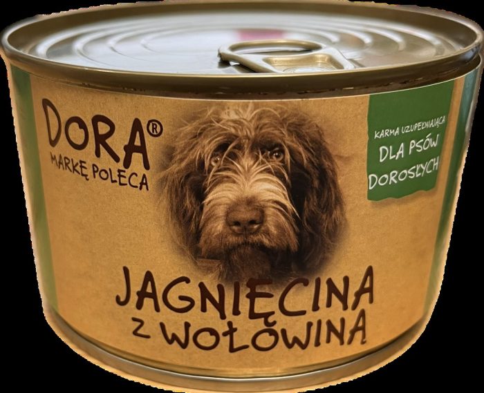 DORA jagnięcina z wołowiną 410 g