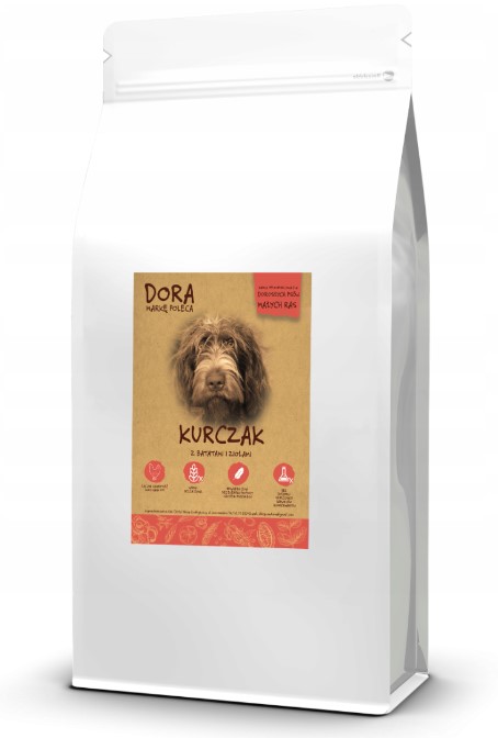 DORA Kurczak z batatami i ziołami małe rasy 2 kg