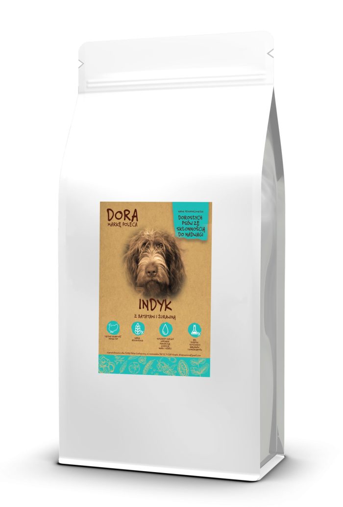 DORA  Indyk z batatami i żurawiną light 2kg