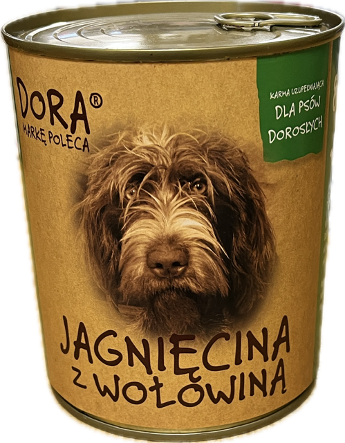DORA jagnięcina z wołowiną 850 g