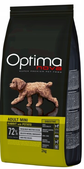 OptimaNova Rabbit&Potato Adult Mini 2 kg