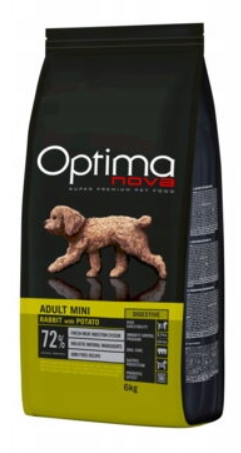 OptimaNova Rabbit&Potato Adult Mini 6 kg